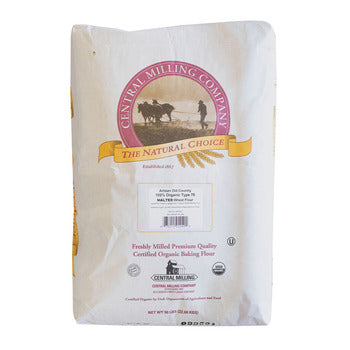 Central Milling Organic Artisan Malted Flour Type 70 50lb