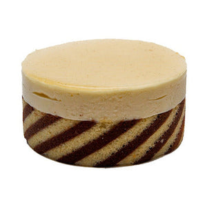 Wholesale Symphony 3" Vanilla Bourbon Mousse Cake 12count-1ct Case Bulk