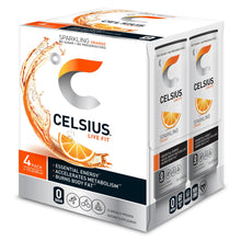 Celsius 6/4Pk 12 Oz Sparkling Orange