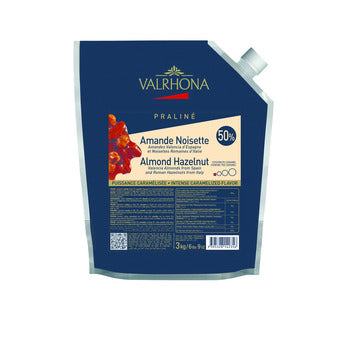 Valrhona PRALINE ALMOND/HAZELNUT 50% 3kg