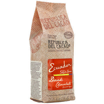 Republica Del Cacao 56% Ecuador Dark Chocolate 2.5kg