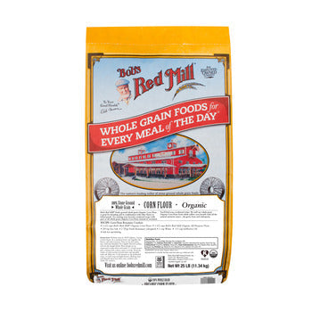 Wholesale Bob's Red Mill Organic Corn Flour 25lb-1ct Case Bulk