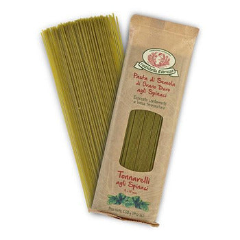 Wholesale Rustichella Dried Spinach Tonnerelli Pasta 500gr-12ct Case Bulk