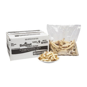 Wholesale Simplot 1/2" Straight Cut French Fries 5lb-6ct Case Bulk