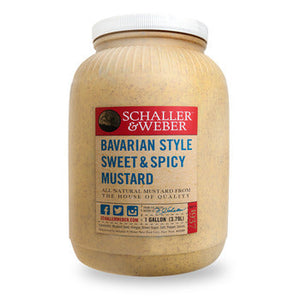 Wholesale Schaller & Weber Bavarian Style Mustard 1gallon-4ct Case Bulk