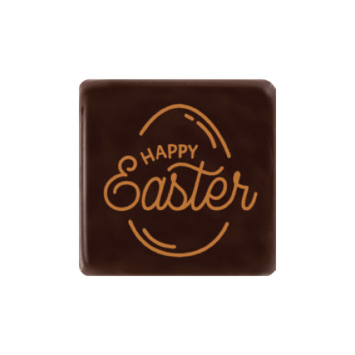 Leman Dark Chocolate Happy Easter Plaque