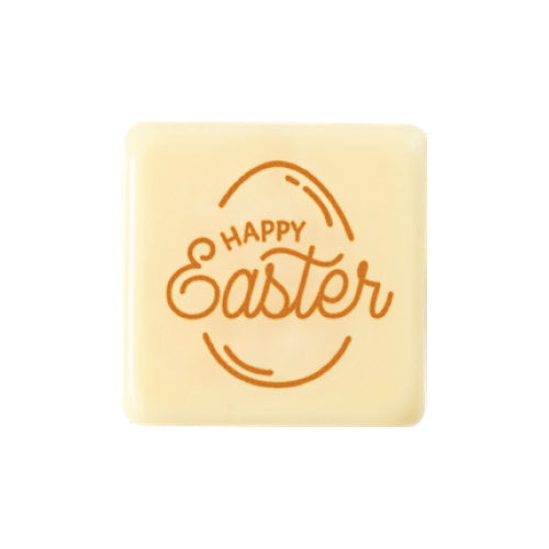 Leman White Chocolate Happy Easter Plaque