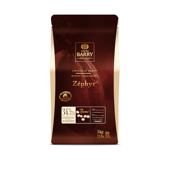Cacao Barry 34% White Chocolate Zephyr 5kg
