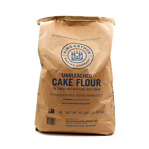 Wholesale King Arthur Baking Unbleached Cake Flour 50lb-1ct Case Bulk