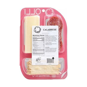 Wholesale Olli Salumeria OLLI CALABRESE ASIAGO SNAC PCK 2oz-10ct Case Bulk