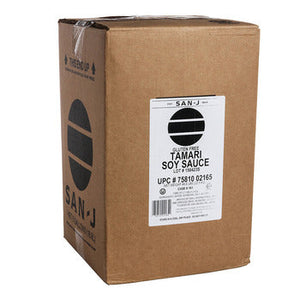 Wholesale San J Gluten Free Tamari Soy Sauce 5gal-1ct Case Bulk