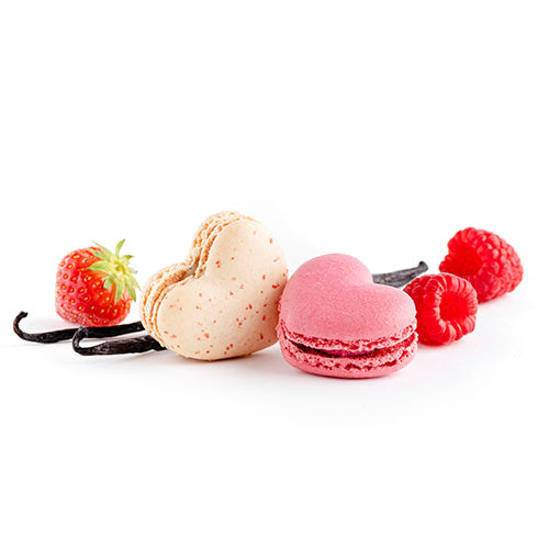 Wholesale Le Chic Patissier Heart Duo Macaron Cookie 35count-2ct Case Bulk