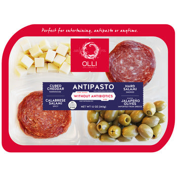 Wholesale Olli Salumeria Olli Antipasto Ched/ol/sal 12oz-8ct Case Bulk