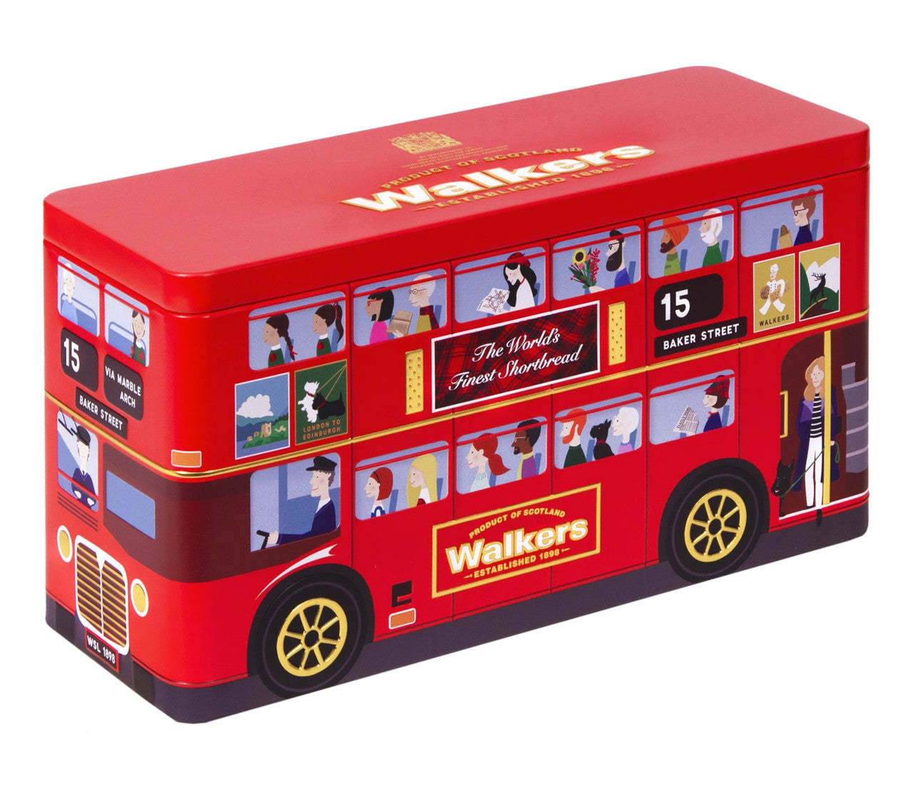 Wholesale London Bus Tin 8.8 oz.- Bulk