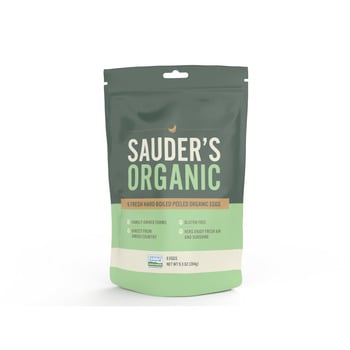 Wholesale Sauder Organic Hard Boiled Eggs 6count-6ct Case Bulk