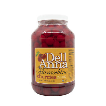 Dell Anna Extra Large Maraschino Cherries With Stem 128oz