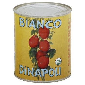 Bianco Dinapoli Organic Whole Peeled Tomatoes With Basil 102oz