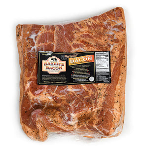 Wholesale Baker's Bacon Sous Vide Applewood Smoked Bacon 6 lb Bag-2ct Case Bulk