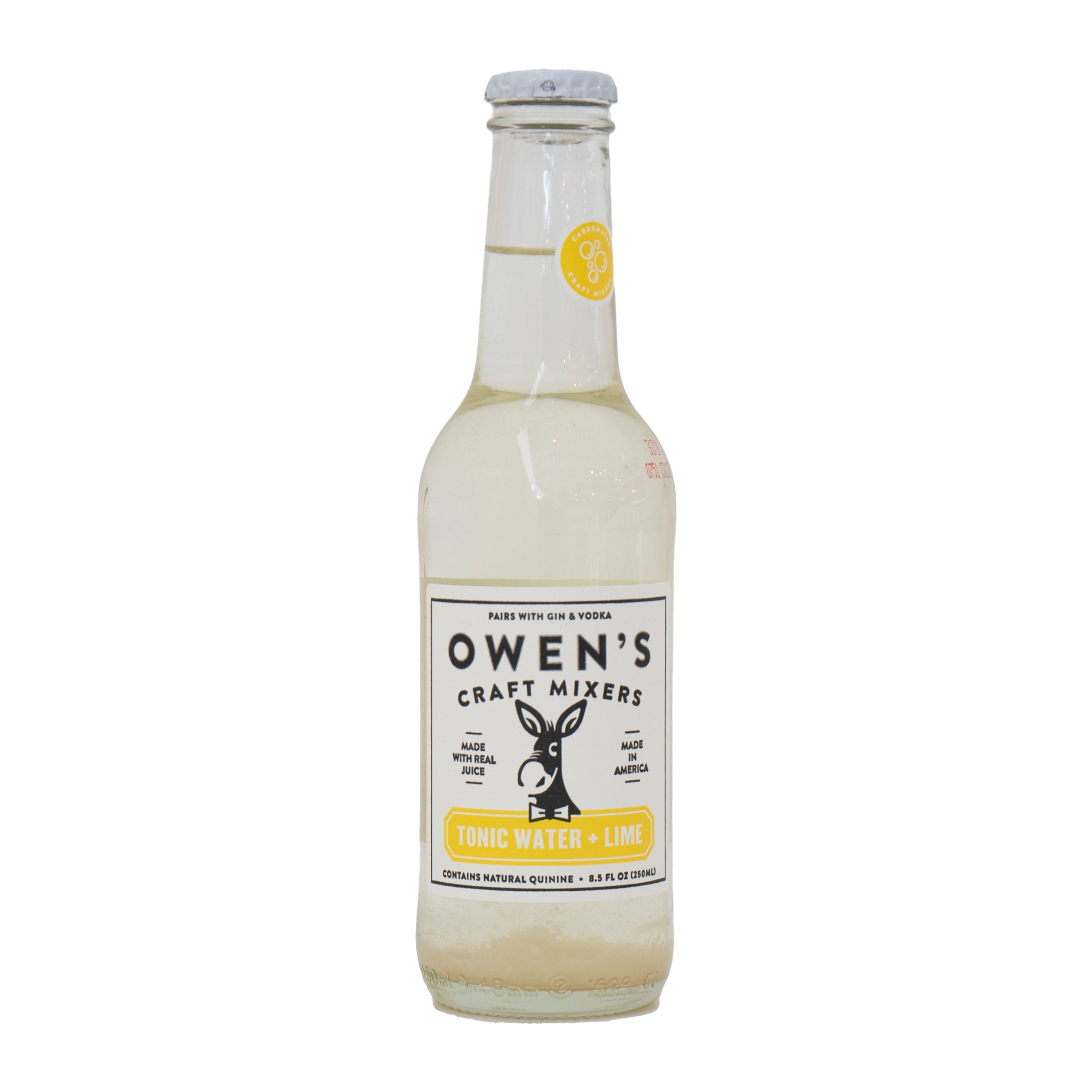 Owen's Craft Mixers Tonic Water With Lime 250ml