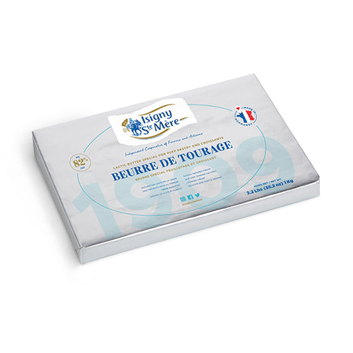 Wholesale Isigny Beurre de Tourage 1909 Butter Sheets 2.2lb-10ct Case Bulk