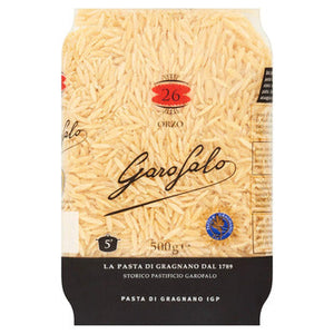 Wholesale Garofalo Orzo Pasta 1lb-12ct Case Bulk