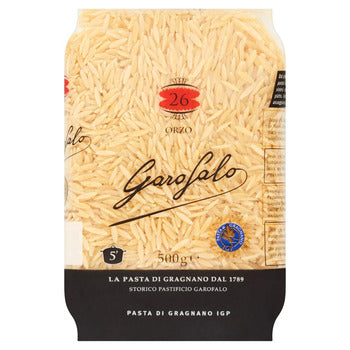 Wholesale Garofalo Orzo Pasta 1lb-12ct Case Bulk