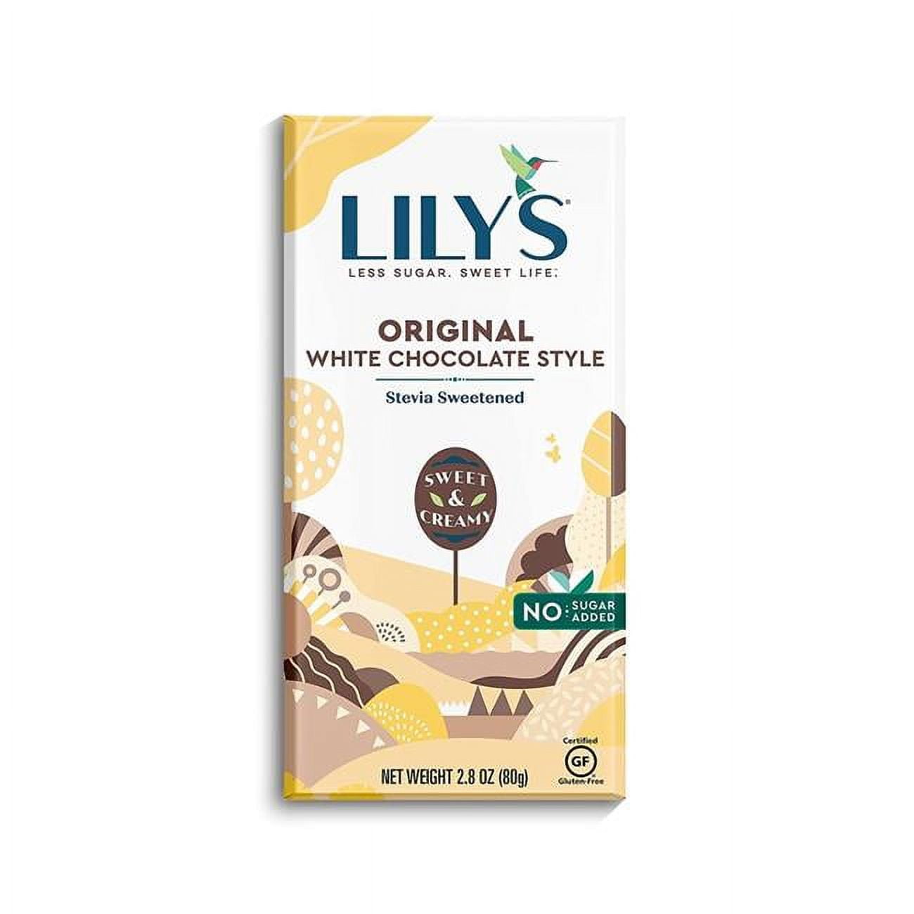 Lilys White Chocolate Style Bar Original 2.8 Oz