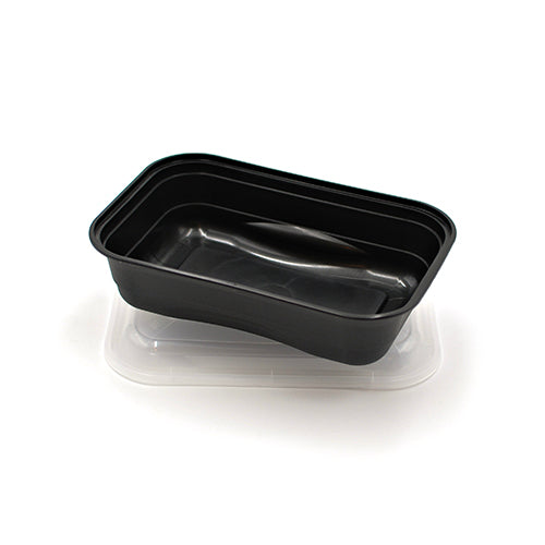 Pactiv Black Bottom Clear Top Container 150count