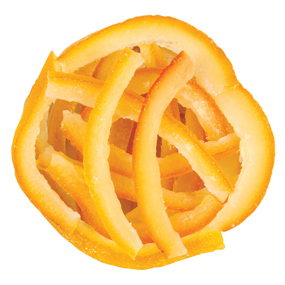 Wholesale Glace Orange Peel Strips 22.046 Lb/Cs- Bulk