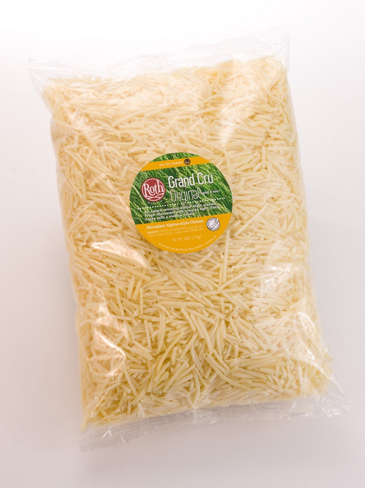 Wholesale Grand Cru® Bulk Shred Cheese 5 lb-4 Ct Case Bulk