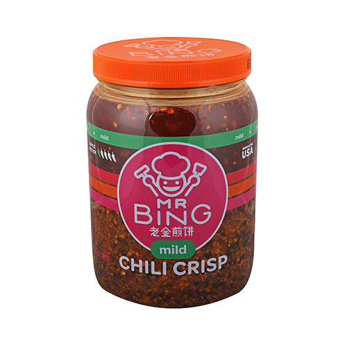 Mr Bing Mild Chili Crisp Sauce 64oz