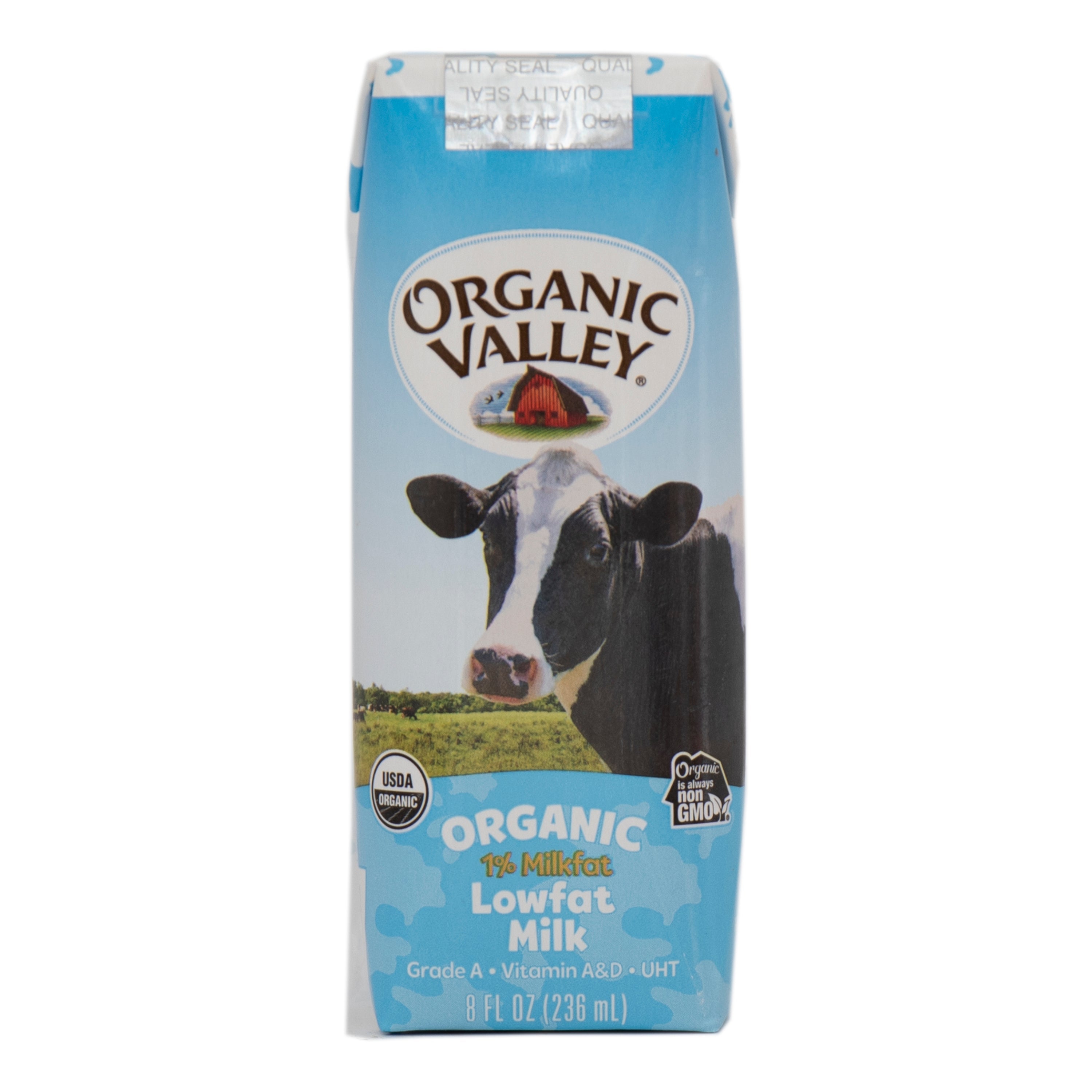 Organic Valley 1% Reduced Fat Milk 8oz