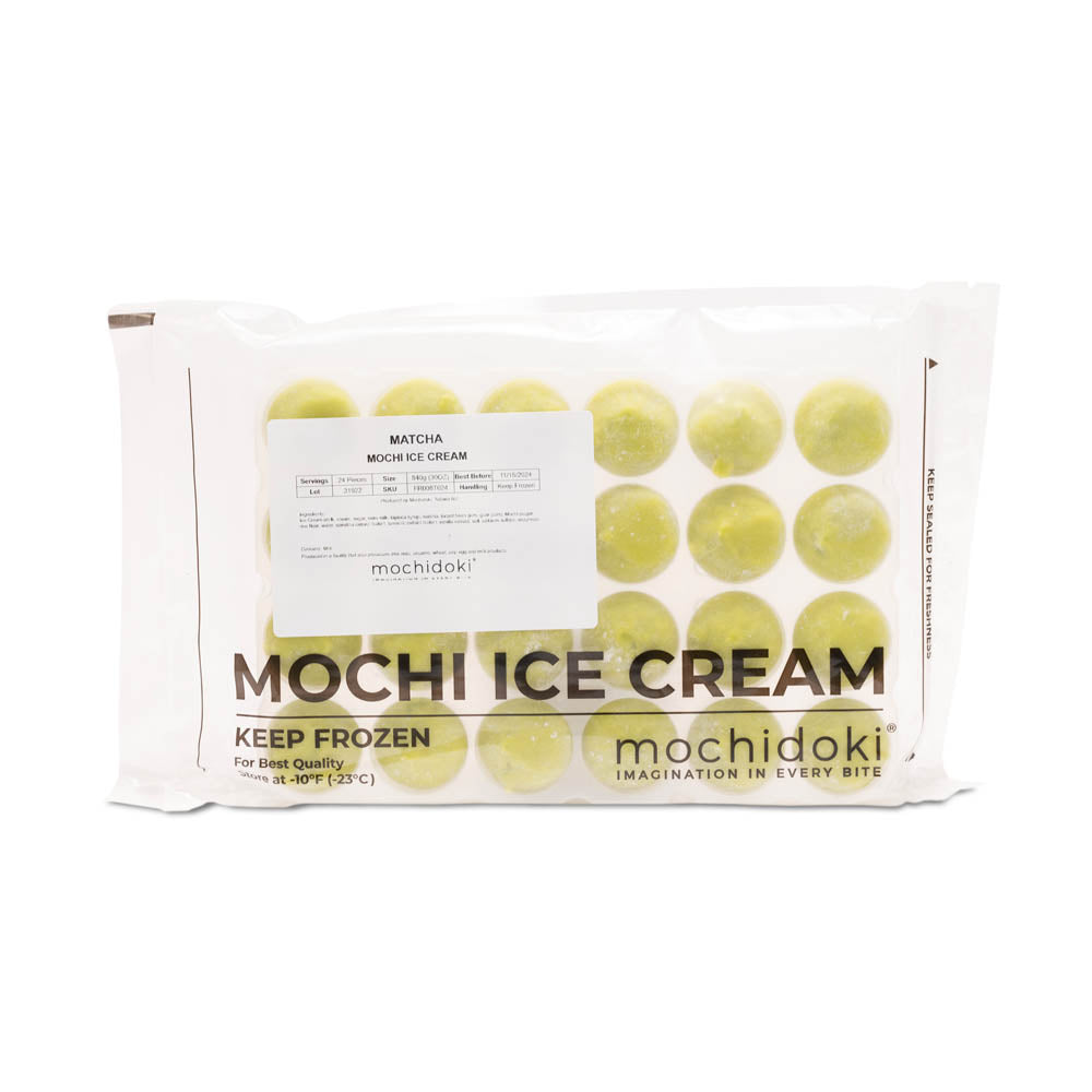 Wholesale Mochidoki MOCHI MATCHA 96count-1ct Case Bulk