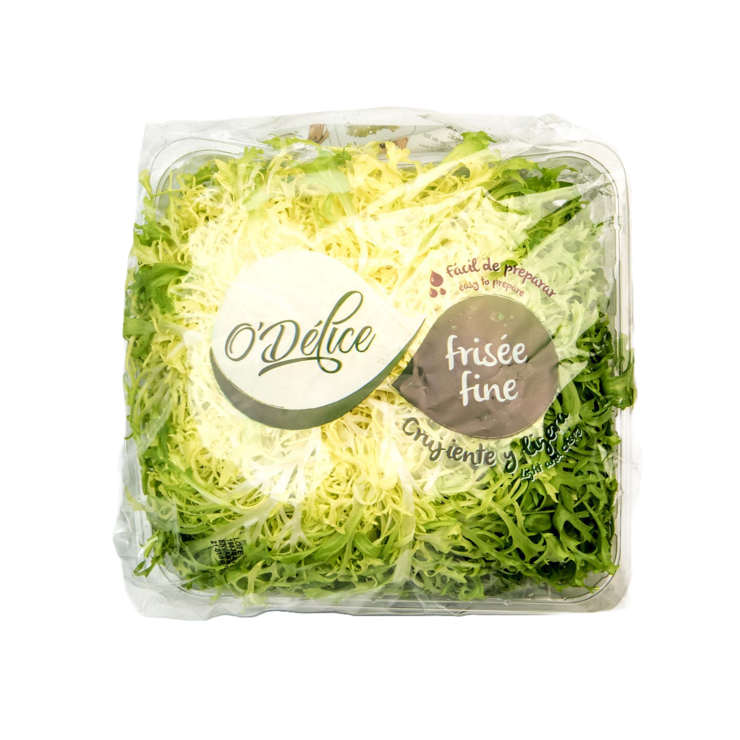 Wholesale Packer Spanish Frisee Lettuce Cello- Bulk