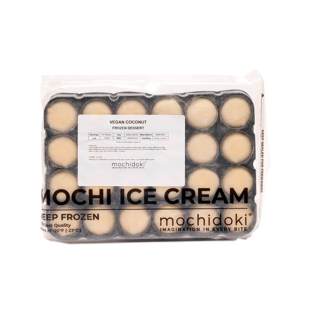 Wholesale Mochidoki Vegan Coconut Mochi 33oz-6ct Case Bulk