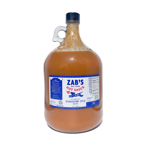 Zab's Zeb's St. Augustine Hot Sauce 1gallon