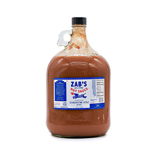 Zab's Zeb's St. Augustine Hot Sauce 1gallon