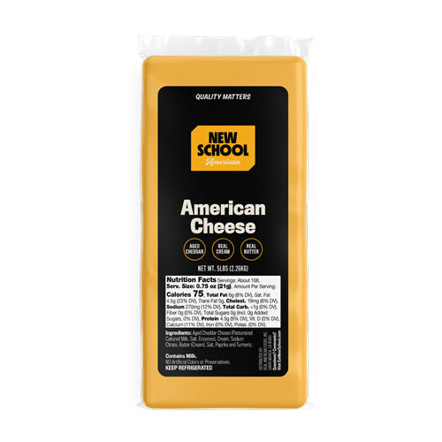 New School American Premium American Cheese 5lb