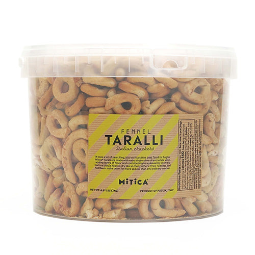 Mitica Fennel Taralli Crackers 3kg