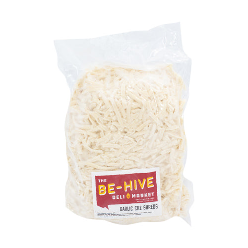 Wholesale Be-Hive Garlic Chz Shreds (Vegan) 2.5 lb Bag-4ct Case Bulk