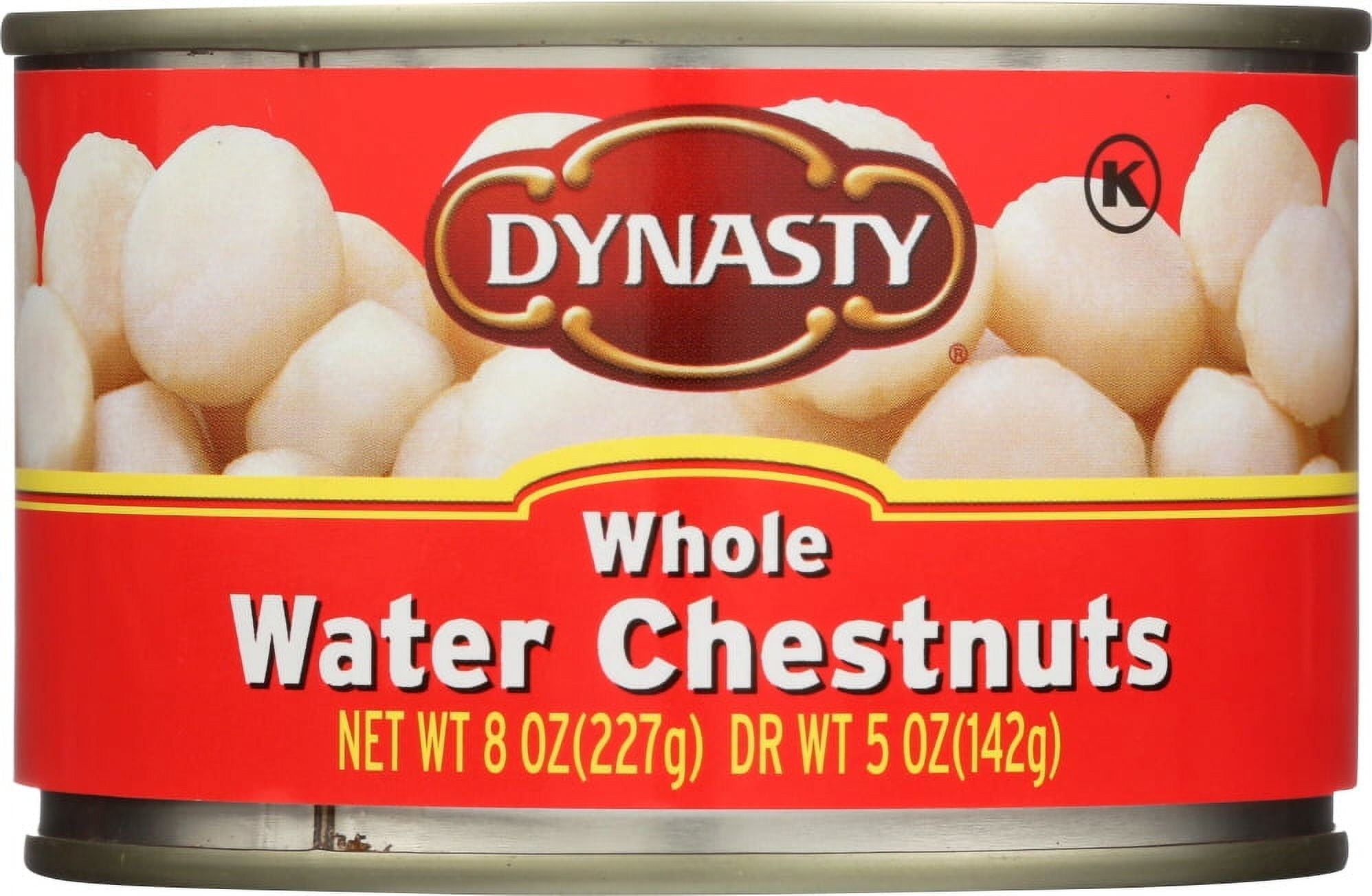 Dynasty Whole Water Chestnuts 8 Oz Can