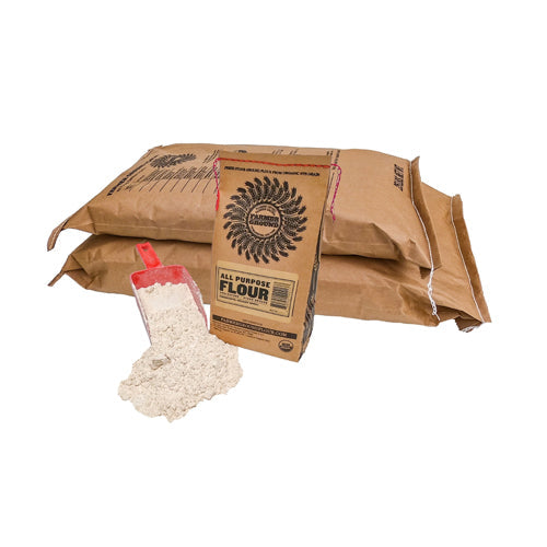 Wholesale Farmer Ground Flour Organic All-Purpose Flour 50lb-1ct Case Bulk