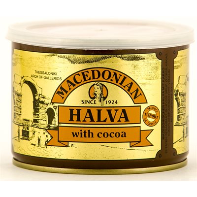 Haitoglou Macedonian Cocoa Halva 500G Tin