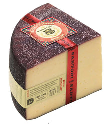 Wholesale Sartori Merlot BellaVitano Cheese 5 lb Quarter Wheel- Bulk