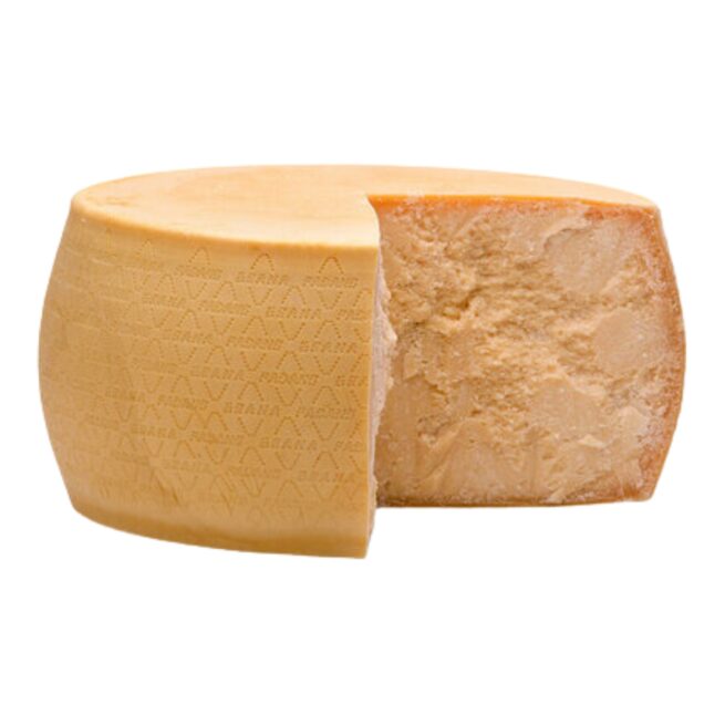 Wholesale Ambrosi Grana Padano Cheeese 65 LB-1ct Case Bulk