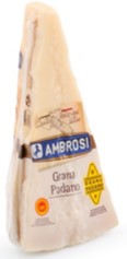 Wholesale Ambrosi Grana Padano 12 OZ-16ct Case Bulk