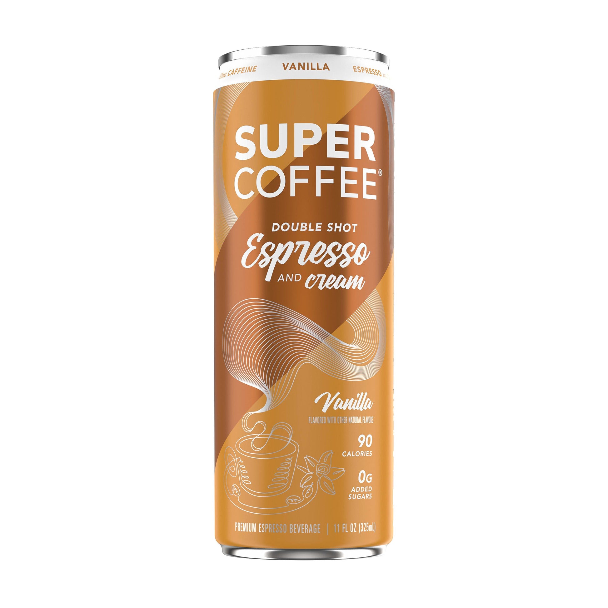 Wholesale Super Coffee 12/11Oz Vanilla Espresso- Bulk
