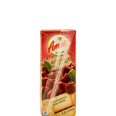 Wholesale Amita Sour Cherry Juice 250ml tetra paks-27ct case Bulk