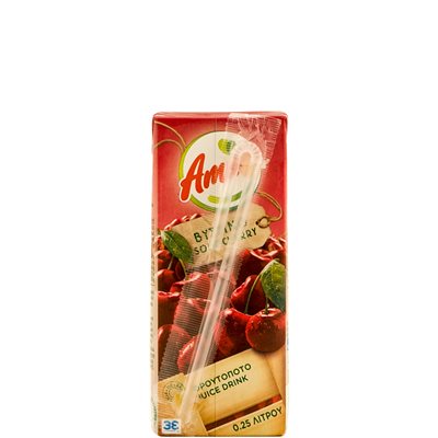 Wholesale Amita Sour Cherry Juice 250Ml Tetra Pak- Bulk