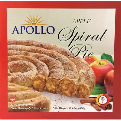 Wholesale Apollo Apple Spiral Pie 850G Box-6 Ct Case Bulk